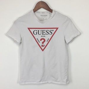 GUESS LOGO stretch fitted tee!
